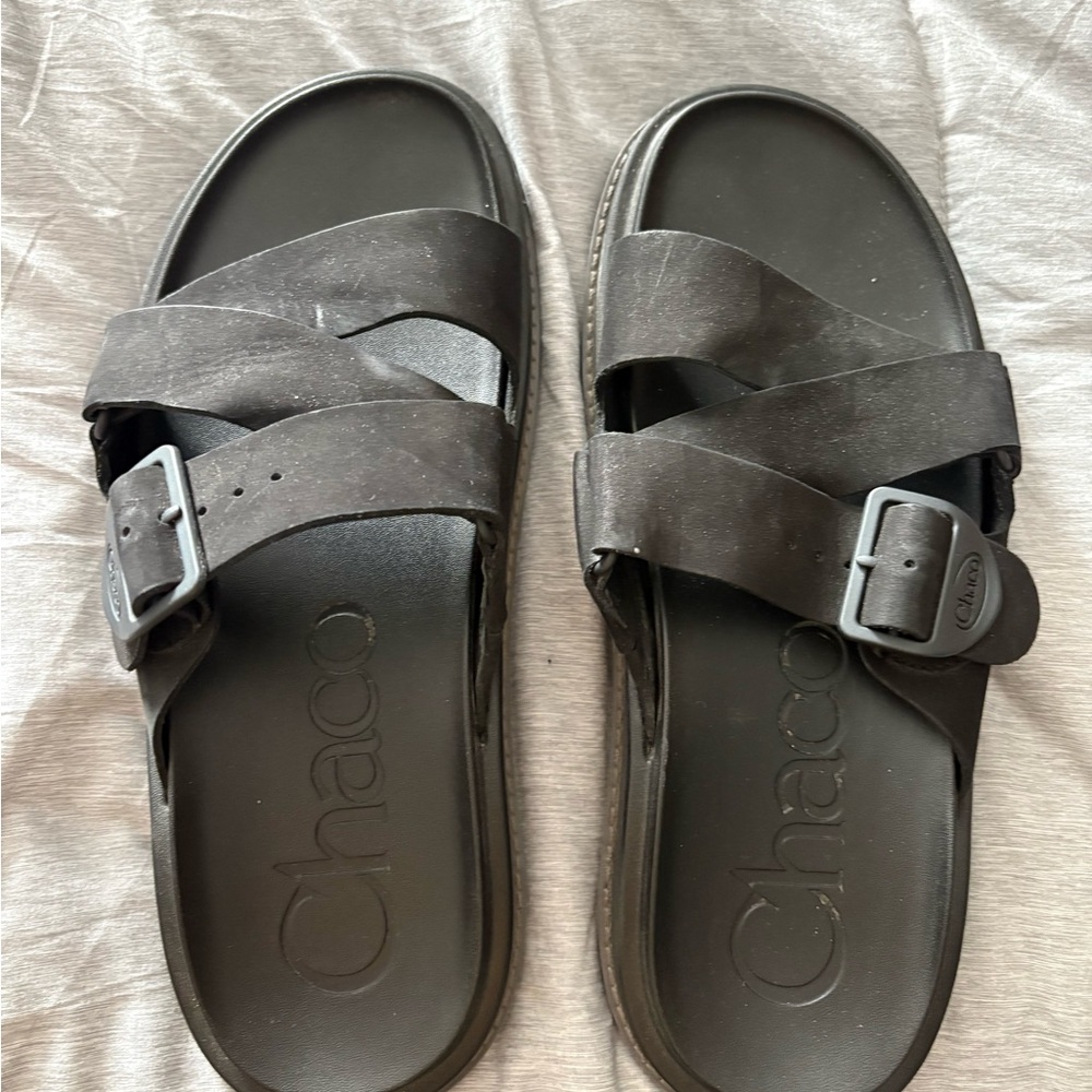 Chaco Women’s Leather  Black Sandals